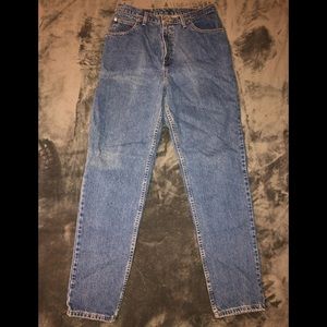 💍Vintage Faded glory thick denim mom style jeans